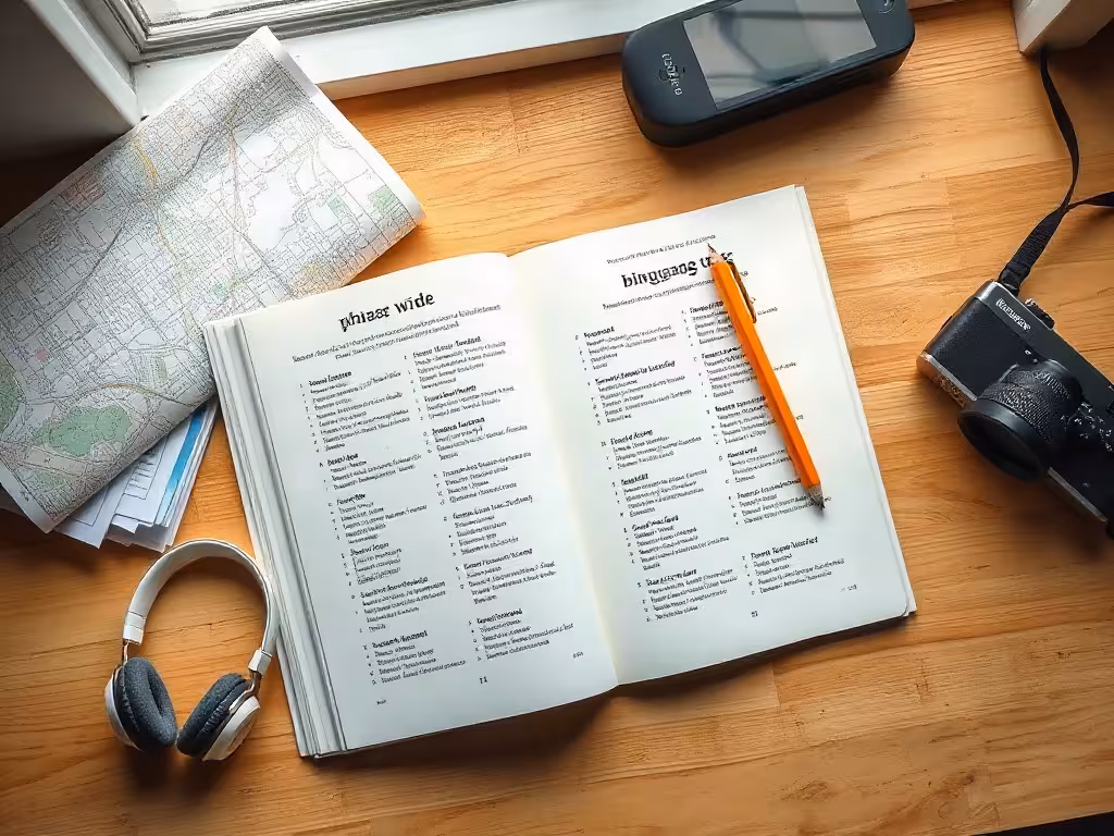Guide de traduction et accessoires utiles pour préparer un voyage
